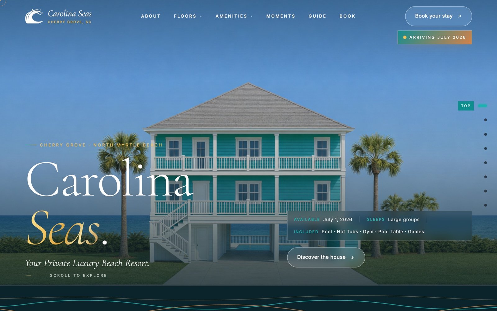 Carolina Seas website