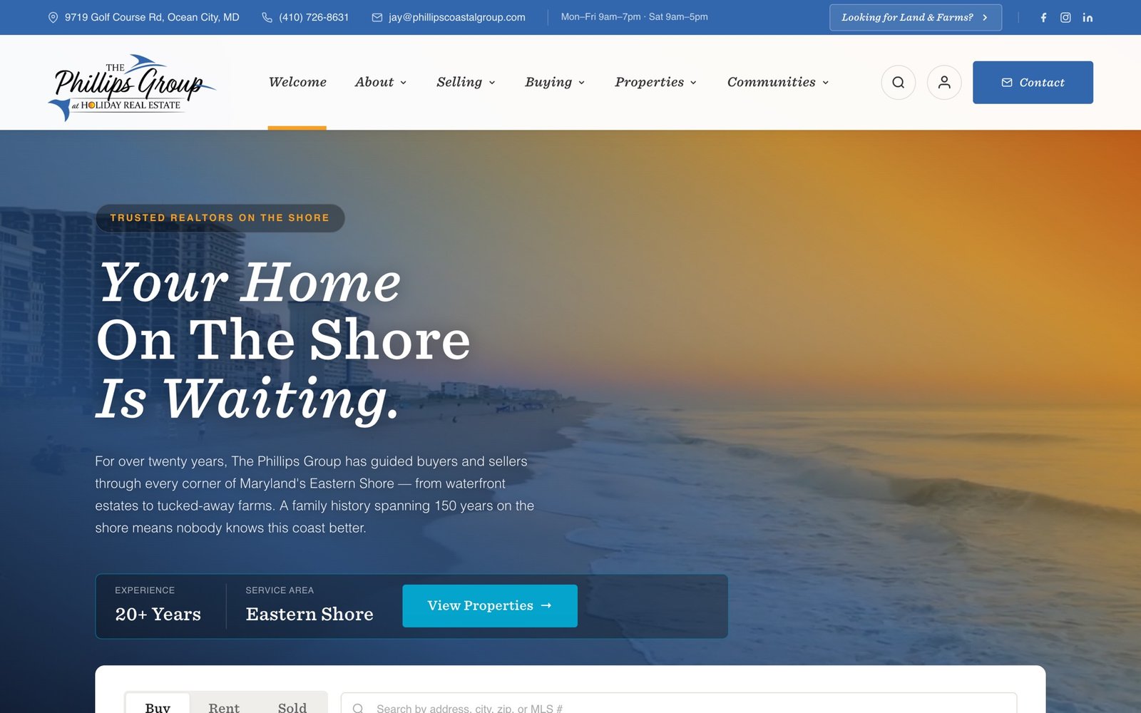 Phillips Group — site by Shark Digital
