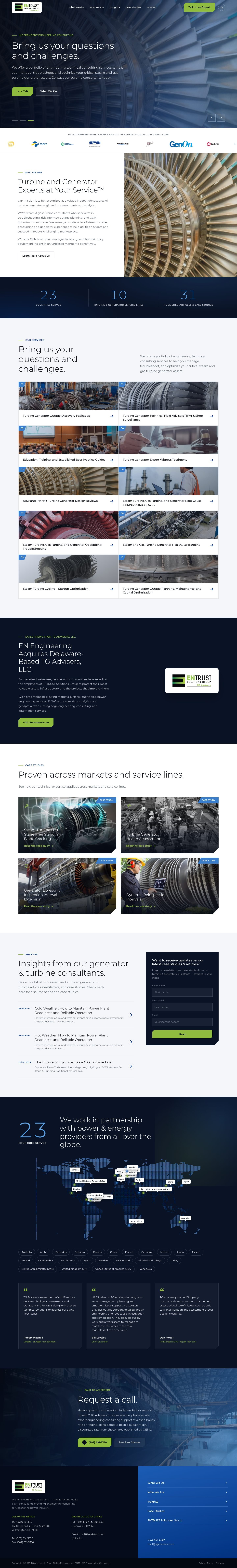 TG Advisers — full site by Shark Digital